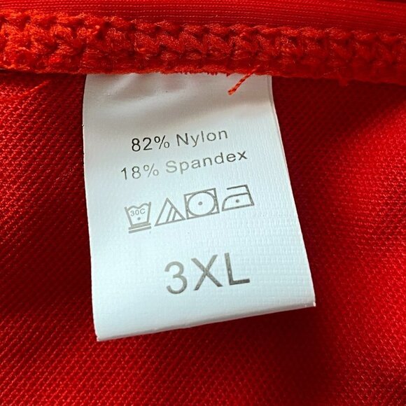 One Piece Red Bathing Suit - Picture 9 of 11